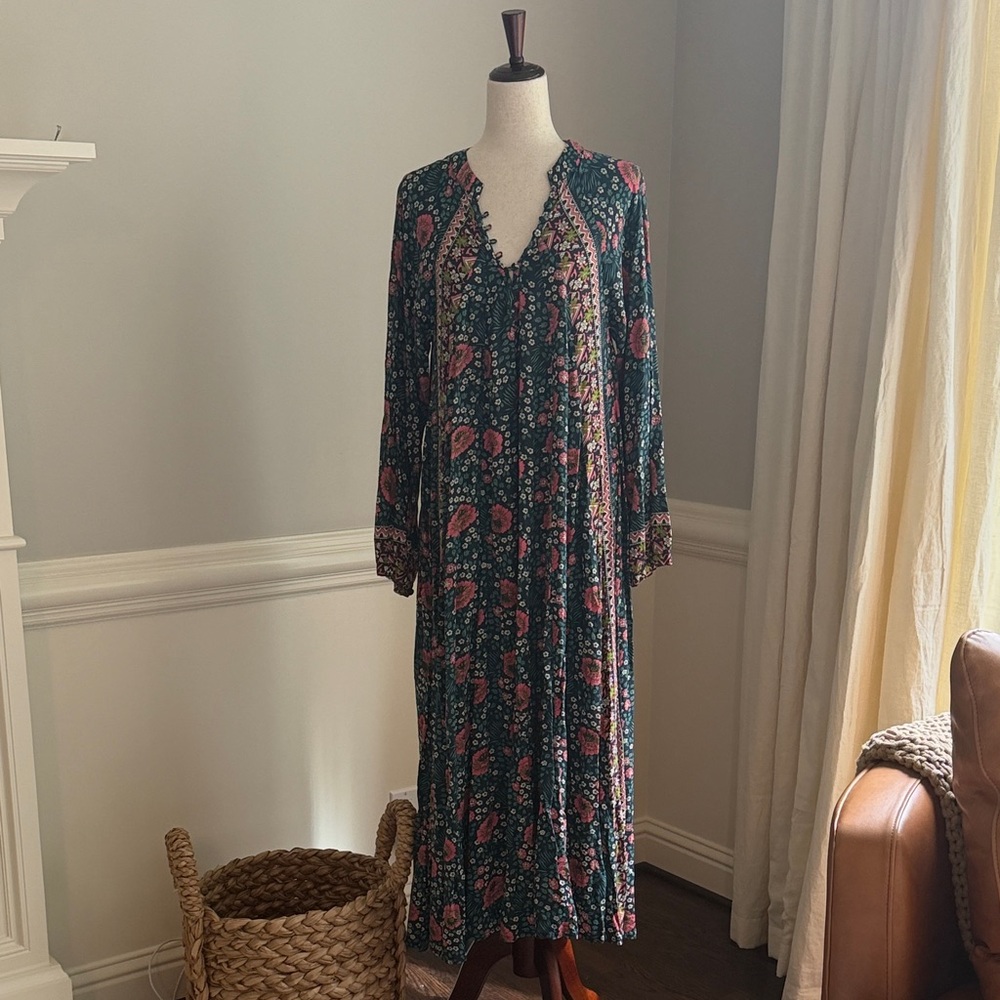 Natalie Martin Floral Caftan Maxi Dress